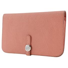 Hermès-Togo Dogon Brieftasche-Pink
