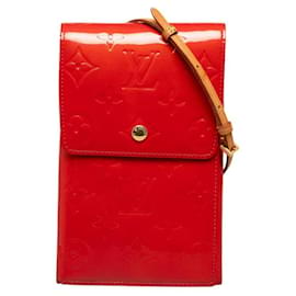 Louis Vuitton-Monogram Vernis Walker Pochette-Red