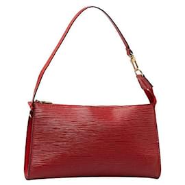 Louis Vuitton-Accessorio Pochette Epi-Rosso