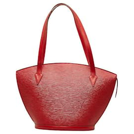 Louis Vuitton-Epi  Saint Jacques Long Strap-Red