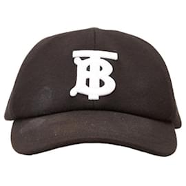 Burberry-TB Baseball Cap-Black
