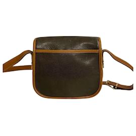 Céline-Leather Crossbody Bag-Brown