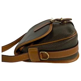 Céline-Leather Crossbody Bag-Brown