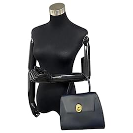 Céline-Leather Star Ball Handbag-Black
