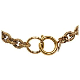 Chanel-CC-Kettenhalskette-Golden