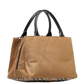 Burberry-House Check Handbag-Brown