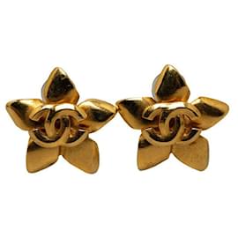 Chanel-CC-Stern-Ohrclips-Golden