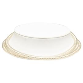 Chanel-Collar de perlas de imitación-Dorado