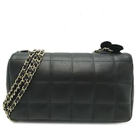 Chanel-Bolso Extra Mini Cuadrado Con Solapa-Negro