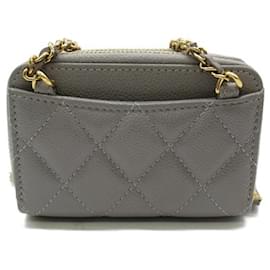 Chanel-Miss Coco Clutch With Chain-Grey