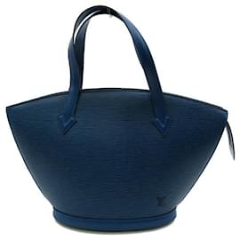 Louis Vuitton-Epi Saint Jacques kurzer Riemen-Blau