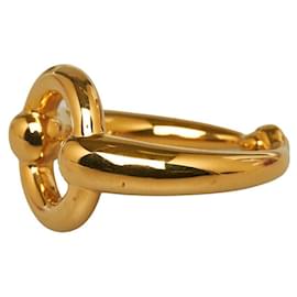 Hermès-Mors Scarf Ring-Golden