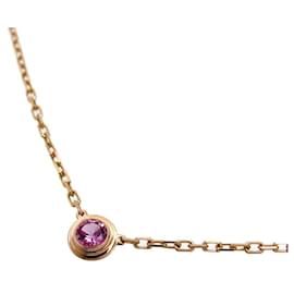 Cartier-18K Sapphire D'Amour Necklace-Pink