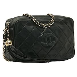 Chanel-CC Quilted Leather Camera Bag-Green