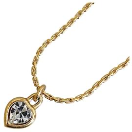 Dior-Heart Chain Necklace-Golden