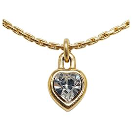 Dior-Collar de cadena de corazón-Dorado