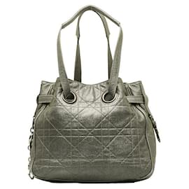 Dior-Cannage tote bag-Grey