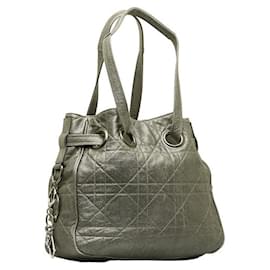 Dior-Cannage tote bag-Grey