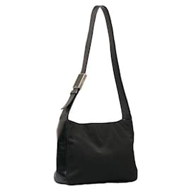 Prada-Tessuto Shoulder Bag-Black