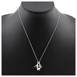 Tiffany & Co-Penguin Pendant Necklace-Silvery