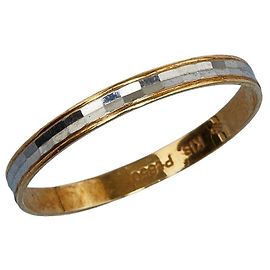 & Other Stories 18k Gold & Platinum Ring Golden