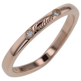 Cartier-Cartier 18k Aliança de casamento de bailarina de diamante-Dourado