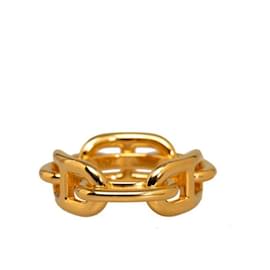Hermès-Régate Scarf Ring-Golden