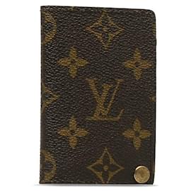 Louis Vuitton-Monogram Porte-Cartes Credit Pression-Brown