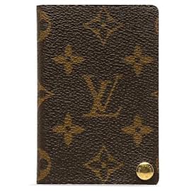 Louis Vuitton-Monogram Porte-Cartes Credit Pression-Brown