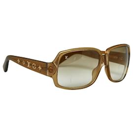 Louis Vuitton-Sonnenbrille mit LV-Monogramm „Obsession“-Braun
