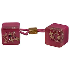 Louis Vuitton-Acessório Cubo de Cabelo Monograma-Rosa