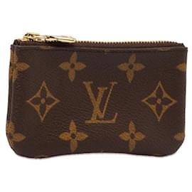 Louis Vuitton-Pochette porte-clés monogramme-Marron