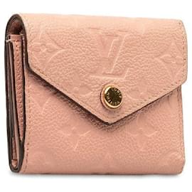 Louis Vuitton-Monogramm-Empreinte-Geldbörse Zoe-Pink