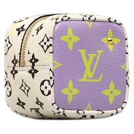 Louis Vuitton-Geldbörse mit Monogramm-Motiv „Giant Cube“-Lila