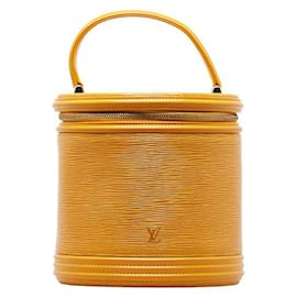 Louis Vuitton-Estojo Epi Cannes Vanity-Amarelo