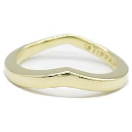 Tiffany & Co-18k Gold Curved Wedding Band-Golden