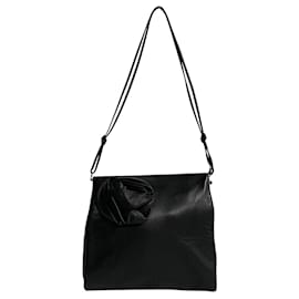 Gucci-Leather Shoulder Bag-Black