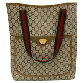 Gucci-GG Plus Tote Bag-Brown