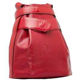 Louis Vuitton-Epi Sac de Paule-Vermelho