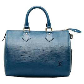 Louis Vuitton-Epi Speedy 25-Azul