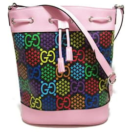 Gucci-GG Psychedelic Bucket Bag-Pink