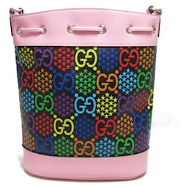 Gucci-GG Psychedelic Bucket Bag-Pink