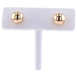 Tiffany & Co-18K Ball Stud Earrings-Golden