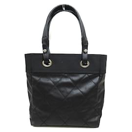 Chanel-Paris-Biarritz Tote Bag-Black