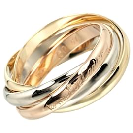 Cartier-5-Reihen Trinity Ring-Golden