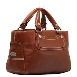 Céline-Leather Boogie Bag-Brown