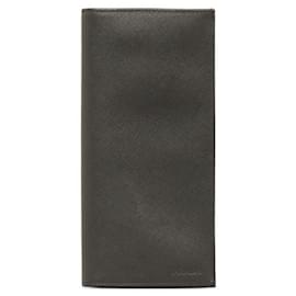 Chanel-Leather Bifold Wallet-Black