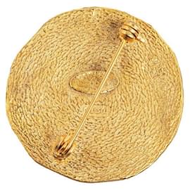 Chanel-Cambon Coin Brooch-Golden