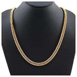 Chanel-Collar de cadena clásico-Dorado