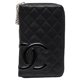 Chanel-CC Cambon Zip Wallet-Black